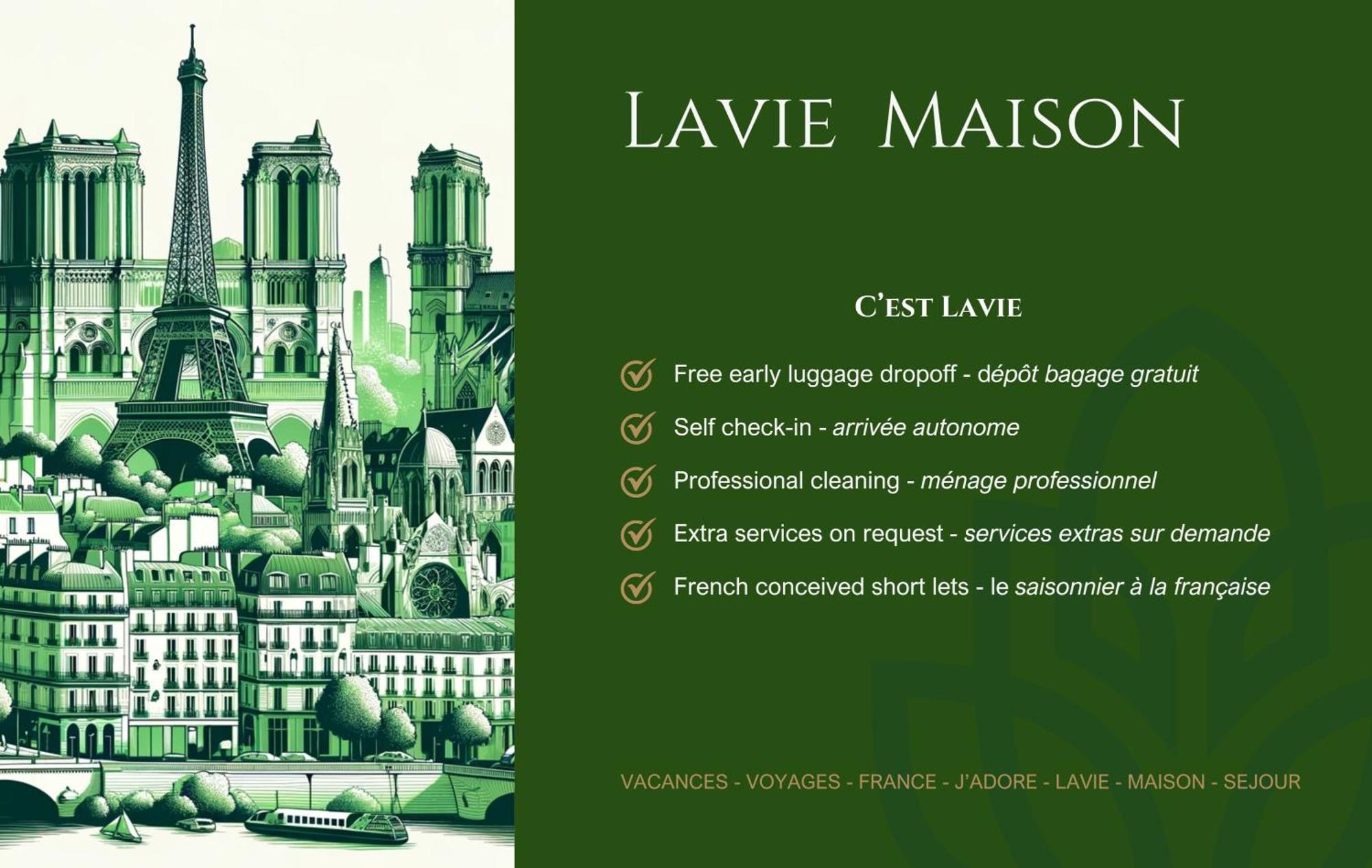 Lavie Maison Eiffel Ac Hot Tub Paříž Exteriér fotografie